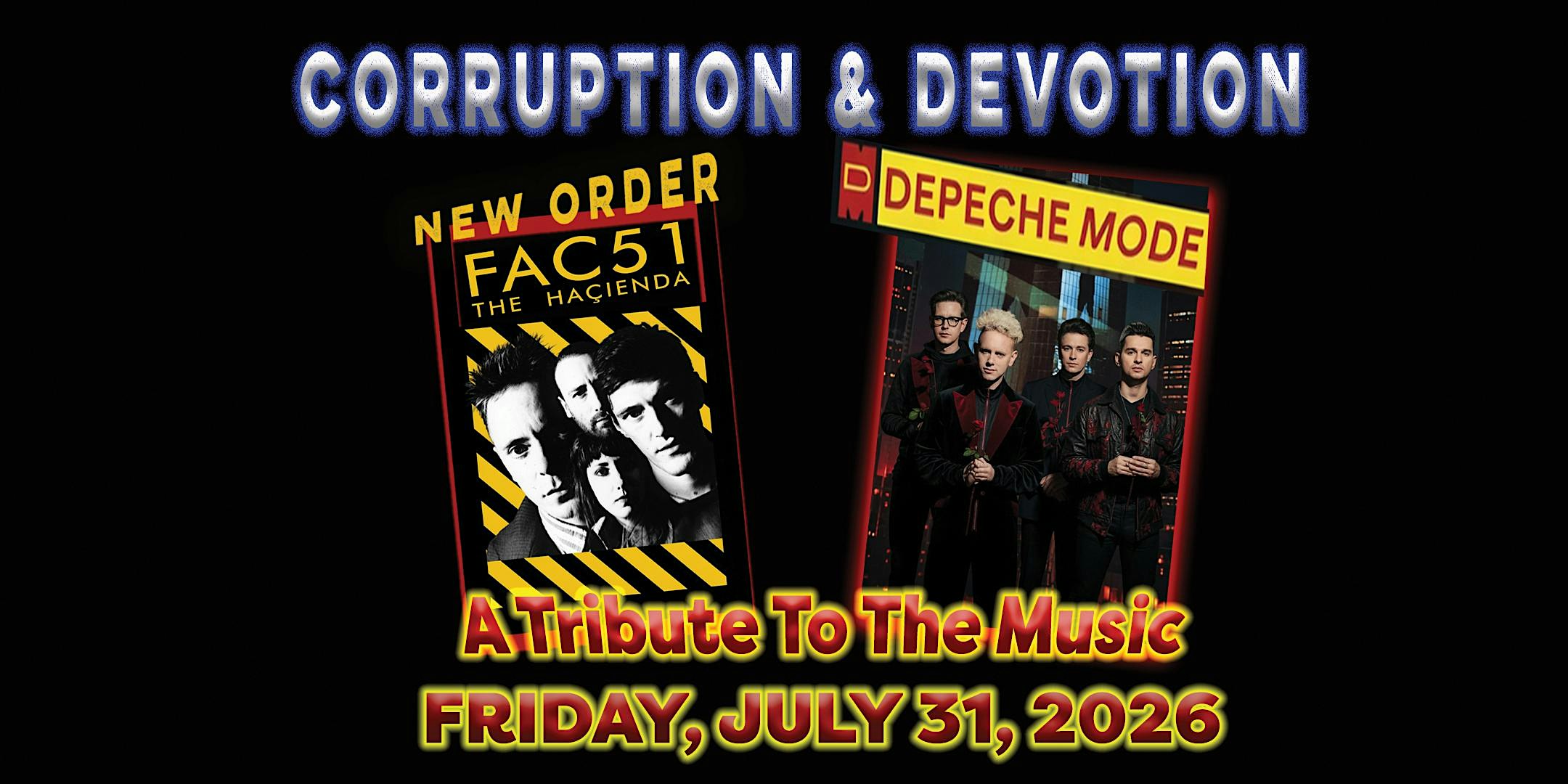 DIES IN THE LIGHT presents A Tribute to NEW ORDER Vs. DEPECHE MODE at NextDoor – Honolulu, HI