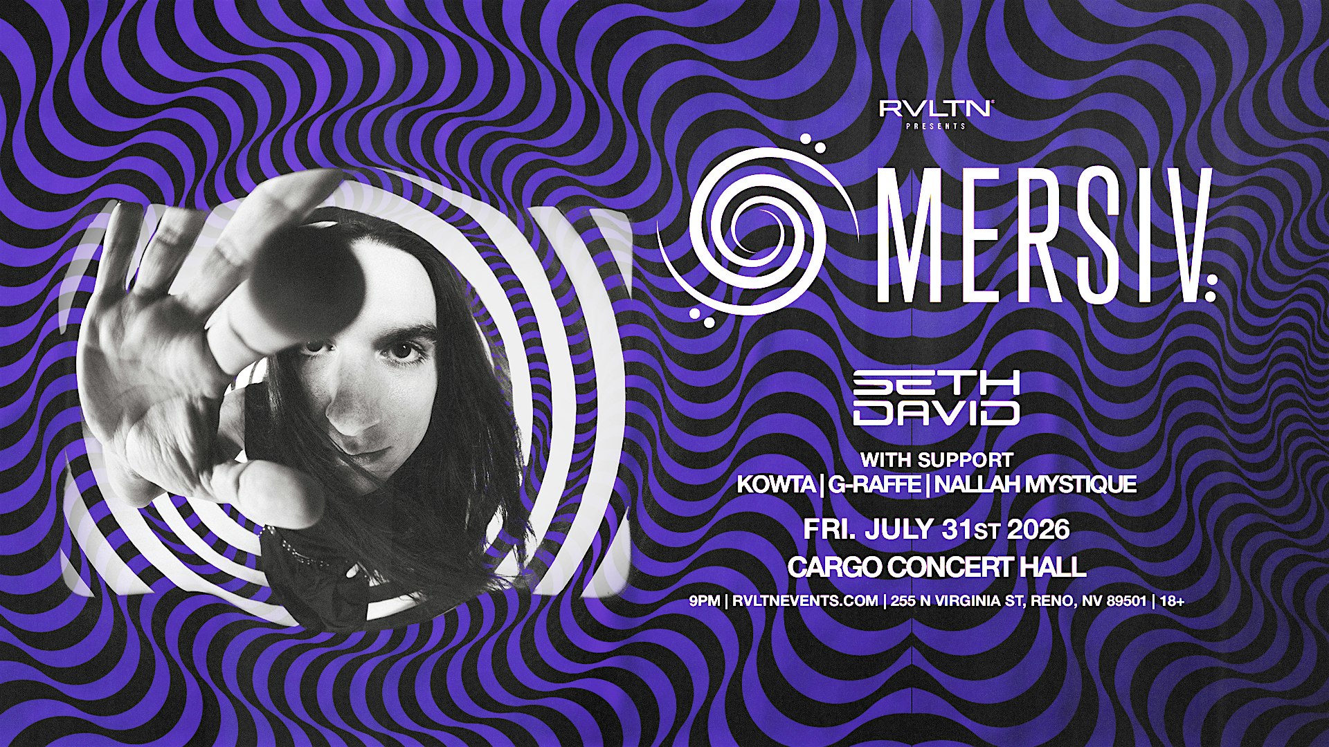 Mersiv at Cargo Concert Hall at Cargo : Whitney Peak Hotel – Reno, NV