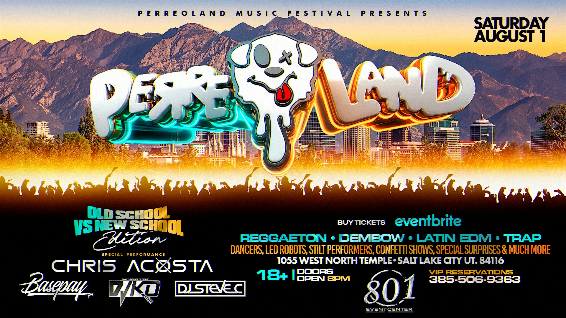 PERREOLAND | SALT LAKE CITY at 801 Event Center – Salt Lake City, UT