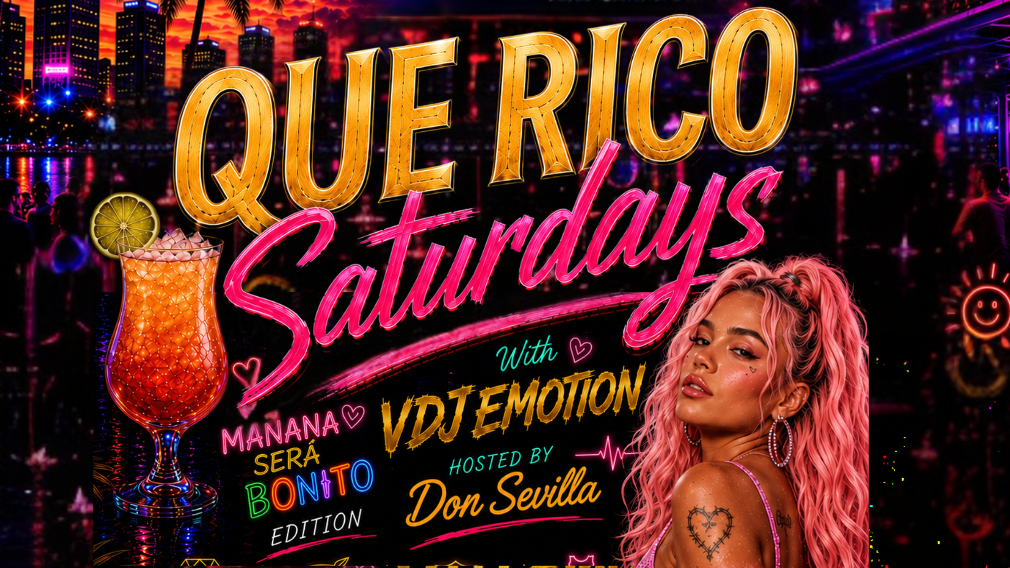 Que Rico Saturdays with VDJ Emotion by Sábado Gigante at New Orleans Jazz Market – New Orleans, LA