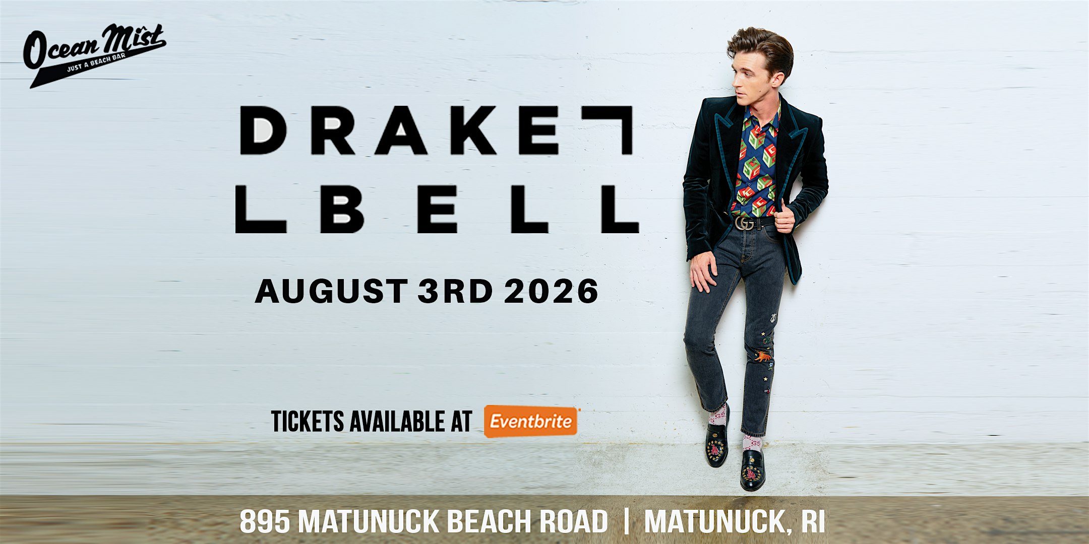 Drake Bell @ The Ocean Mist at Ocean Mist – South Kingstown, RI