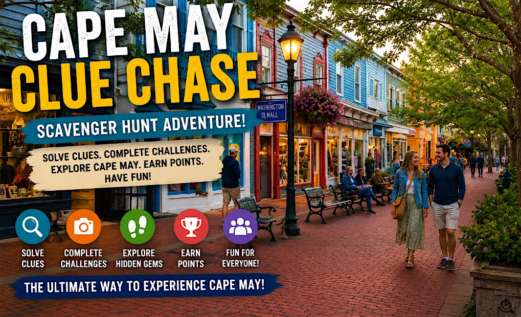 Cape May Clue Chase at 200 Congress Pl – Cape May, NJ