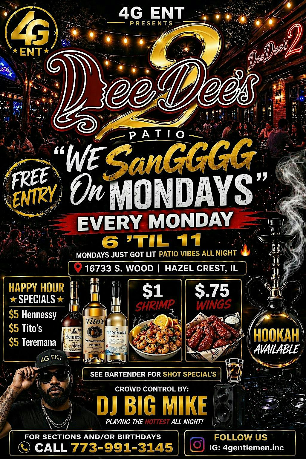 We Sangggg On Mondays! at 16733 S Wood St – Hazel Crest, IL