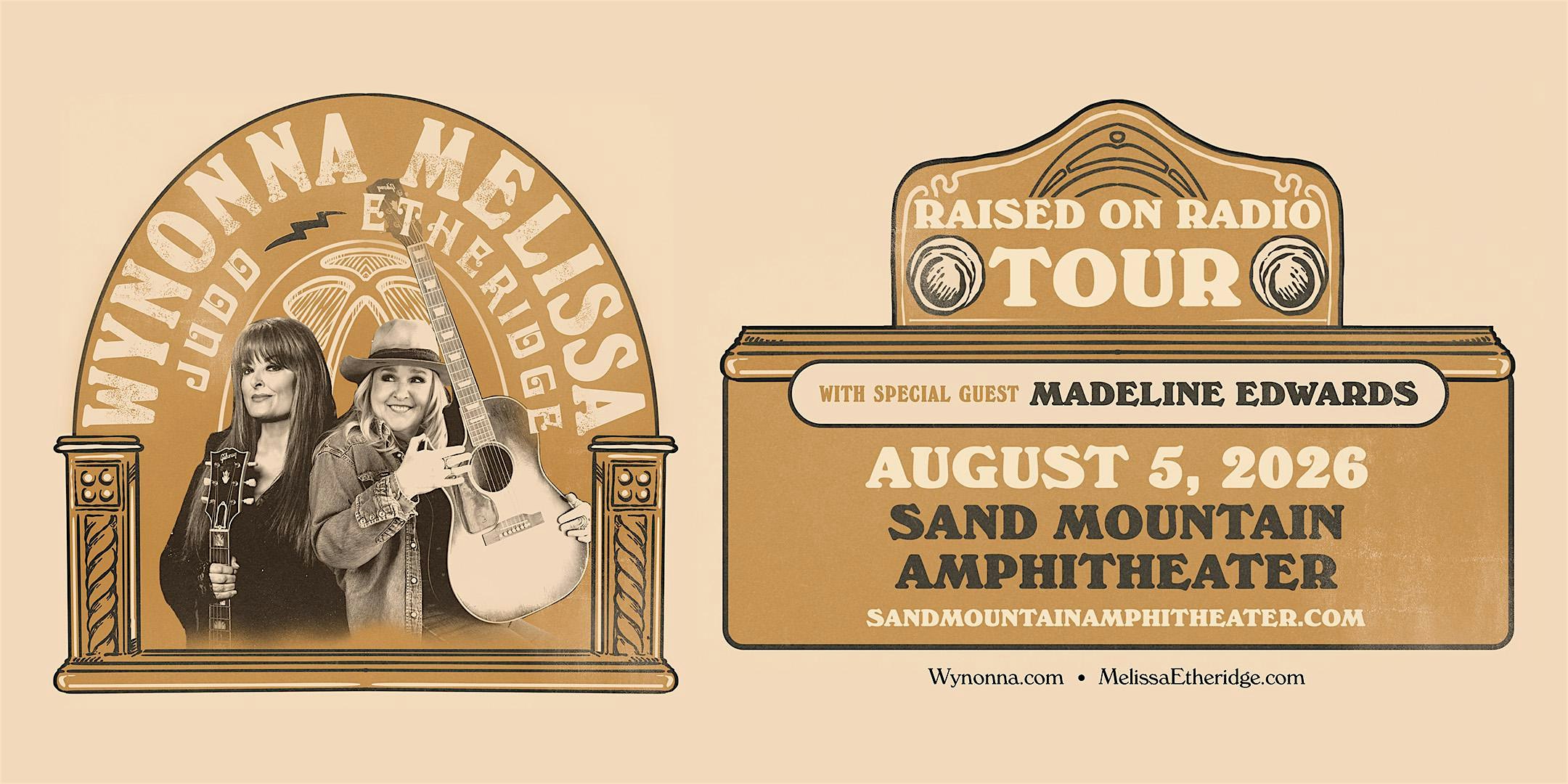 Wynonna Judd and Melissa Etheridge at Sand Mountain Amphitheater – Albertville, AL