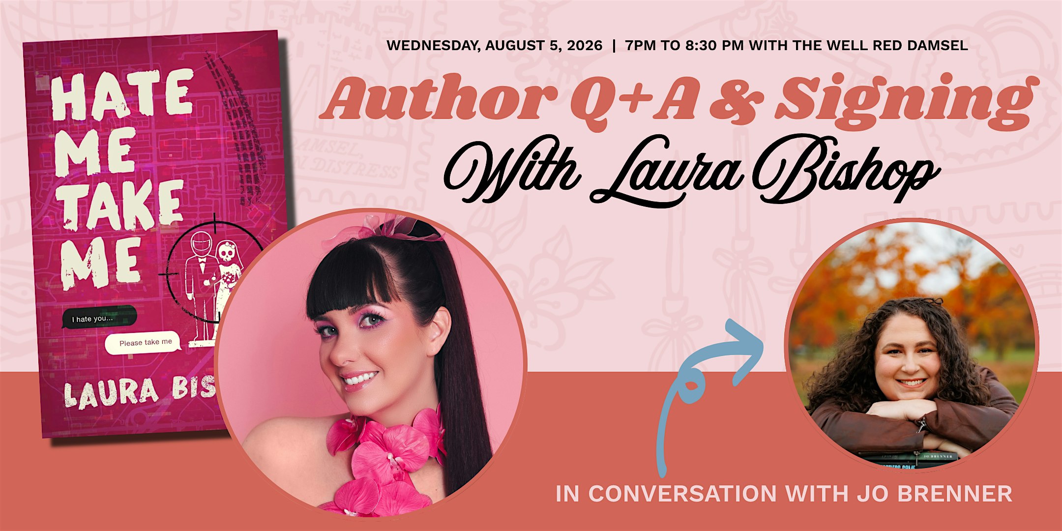 Q+A and Signing with Author Laura Bishop at The Well Red Damsel: A Romance Bookstore – Wauwatosa, WI