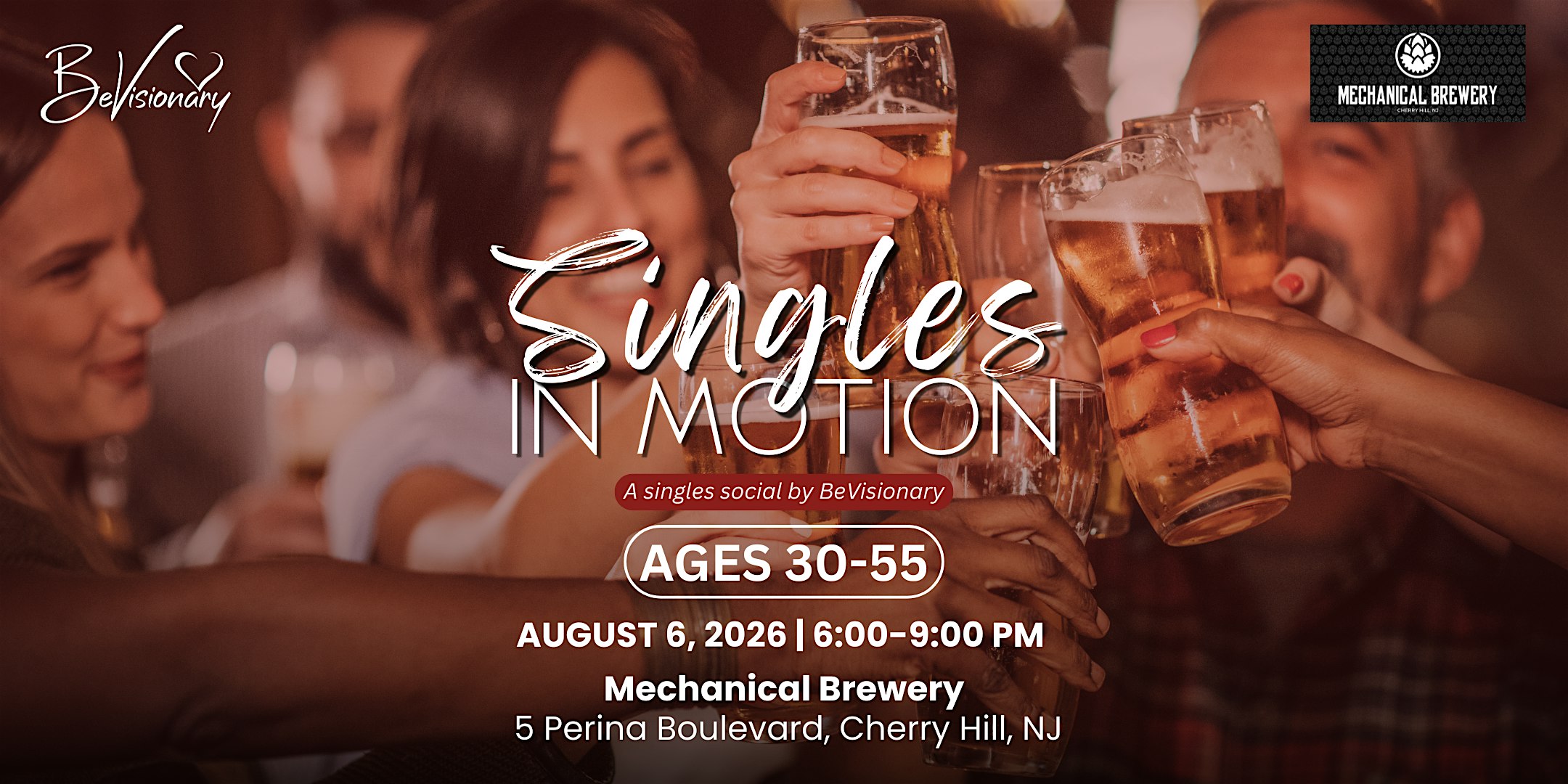 Singles in Motion | 30-55 at Mechanical Brewery – Cherry Hill Township, NJ
