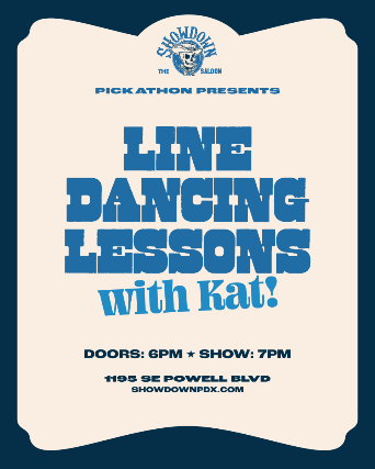 Line Dancing Lessons with Kat at Showdown Saloon – Portland, OR