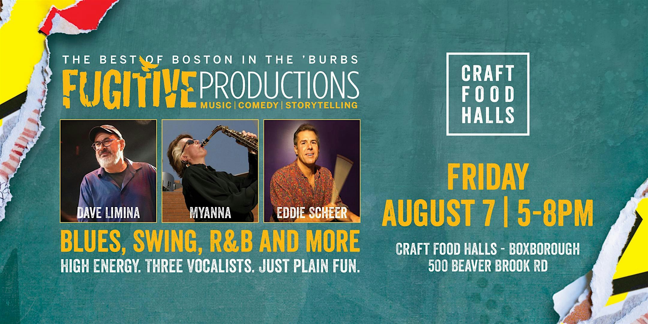 Friday Live Music at CFH – Boxborough! at Craft Food Halls – Boxborough – Boxborough, MA