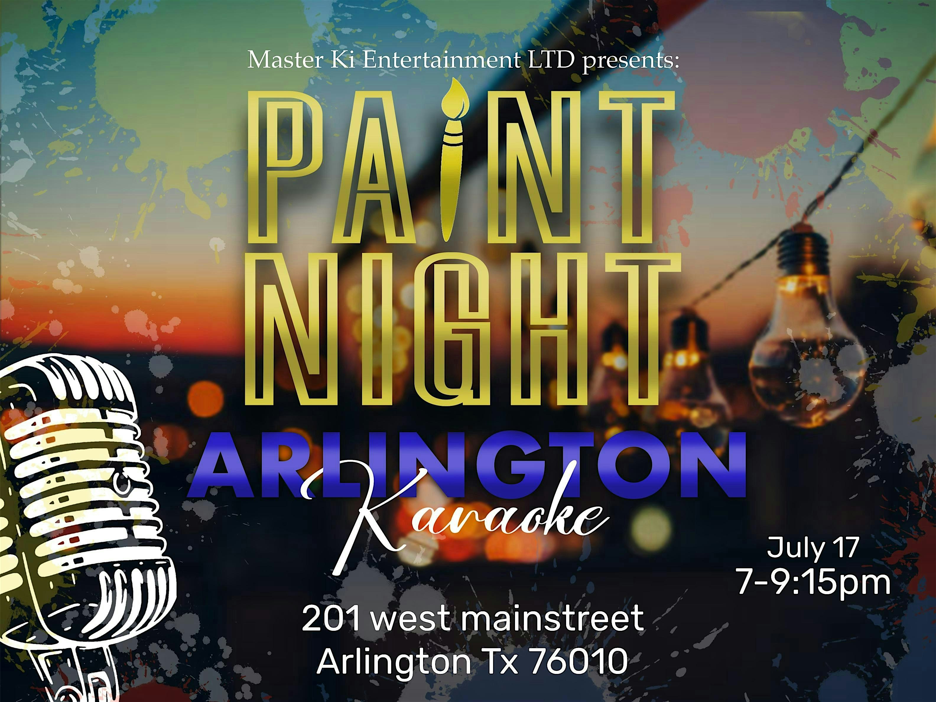 2000’s R&B Summer Madness-Paint-n-Karaoke Arlington at 201 W Main St – Arlington, TX