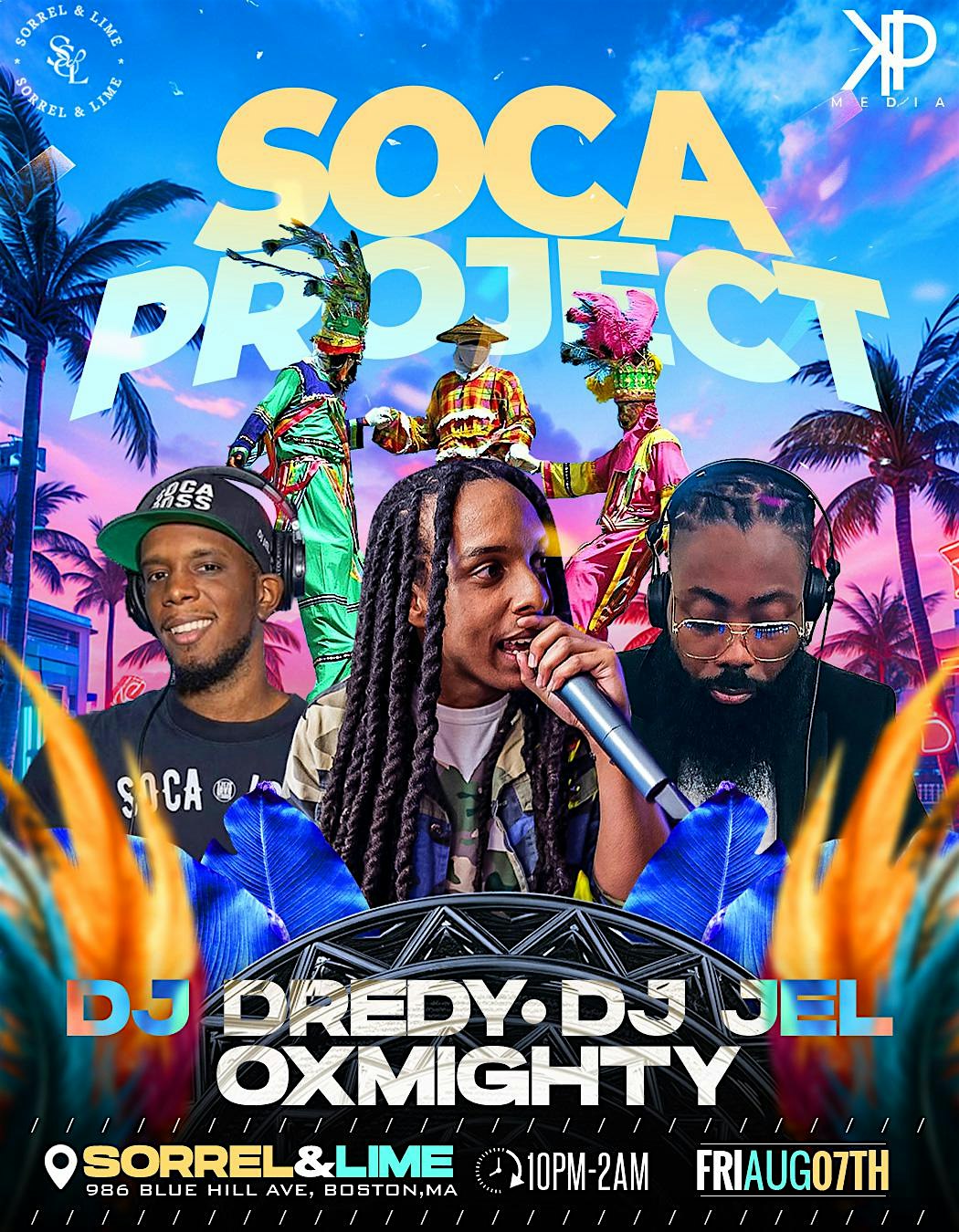 Soca Project at Sorrel and Lime – Boston, MA