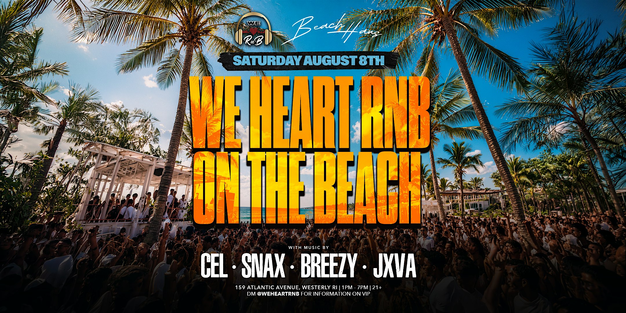 We Heart RnB On The Beach (Rhode Island) at 159 Atlantic Ave – Westerly, RI