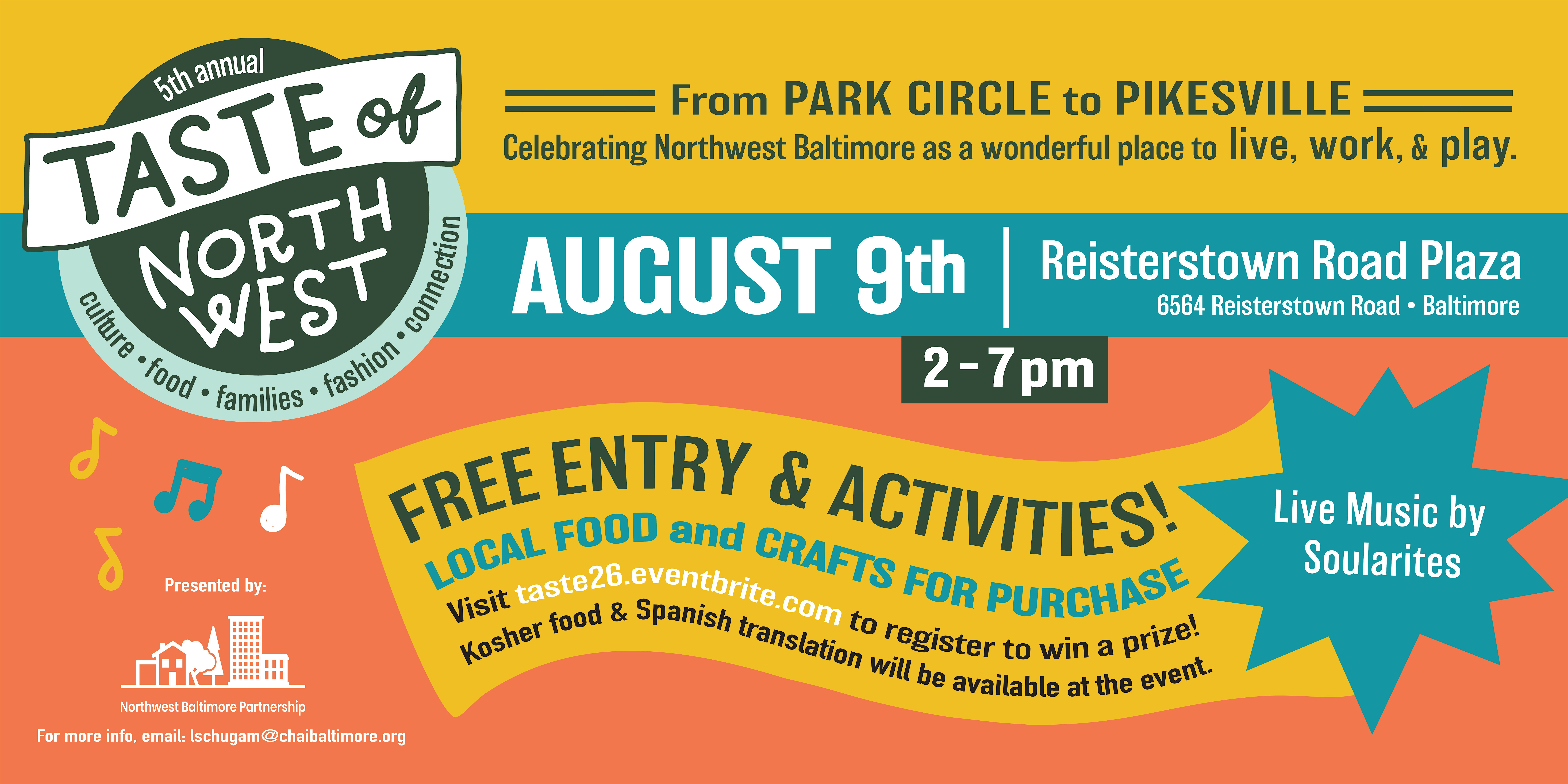 Taste of Northwest 2026 at Reisterstown Road Plaza – Baltimore, MD