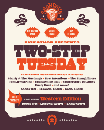 Two-Step Tuesday with Shorty & the Mustangs and Dance Lessons with Peggy at Showdown Saloon – Portland, OR