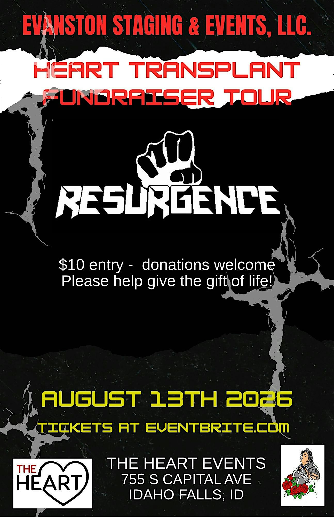 Heart Transplant Fundraiser Tour at The Heart Event Center – Idaho Falls, ID