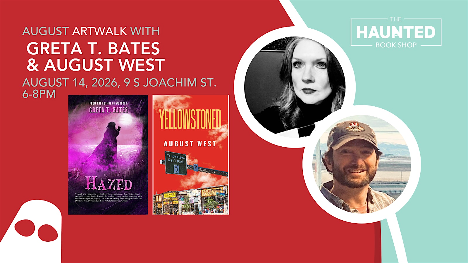 August Artwalk with Greta T. Bates & August West at The Haunted Book Shop – Mobile, AL