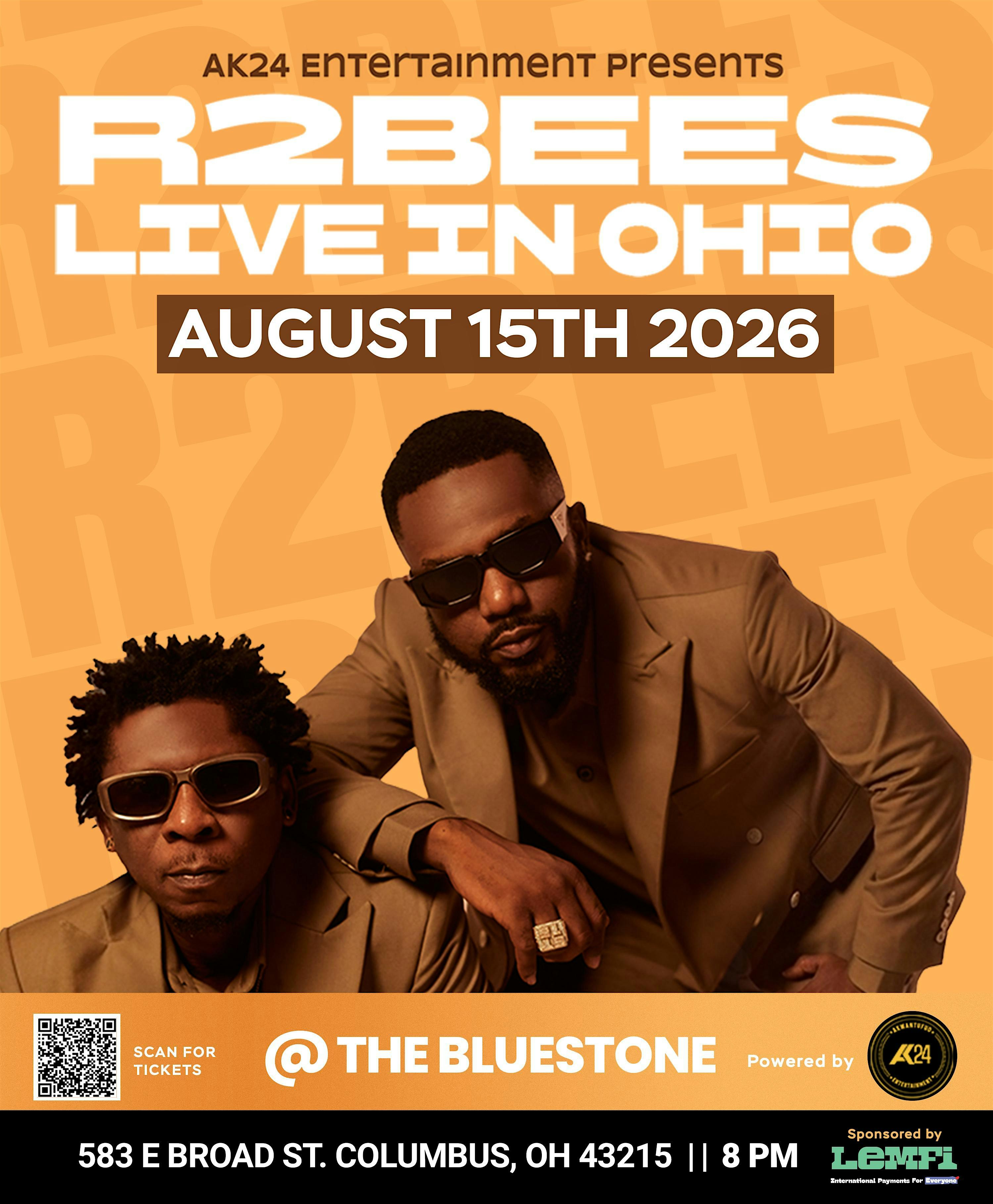 R2BEES LIVE IN COLUMBUS OHIO at The Bluestone – Columbus, OH