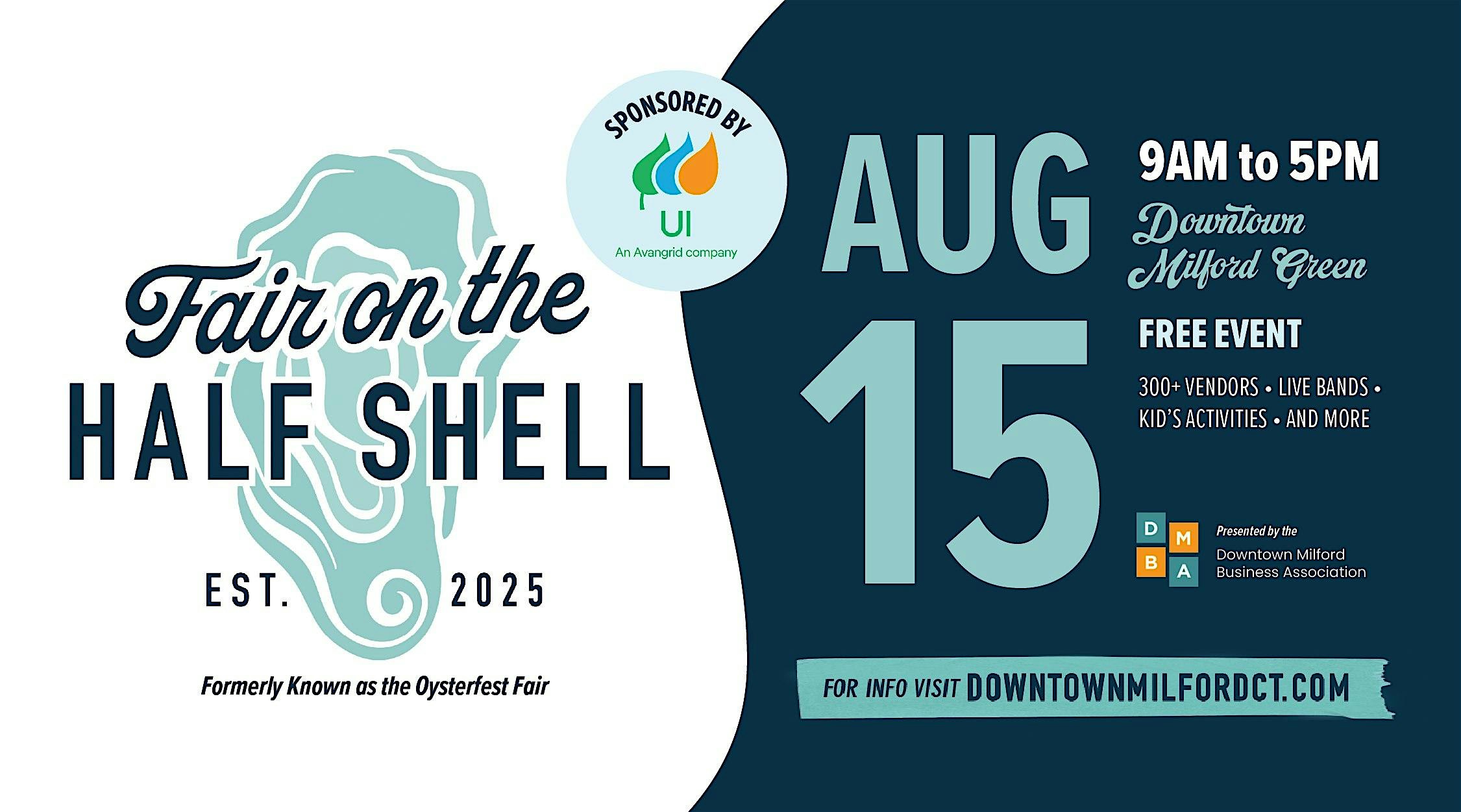 Fair on the Half Shell 2026 (Formerly Oysterfest Fair) – CT Summer Festival at Milford Green – Milford, CT