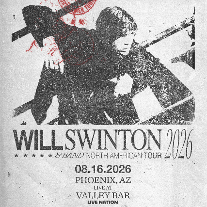 WILL SWINTON – WILL SWINTON LIVE at Valley Bar – Phoenix, AZ