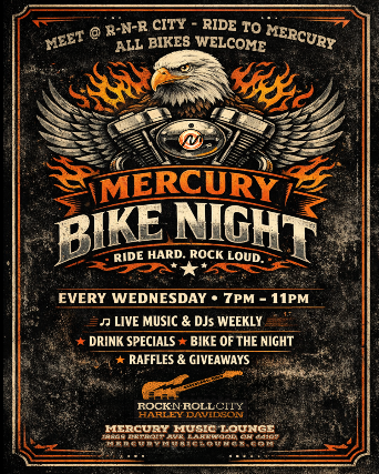 MERCURY BIKE NIGHT at The Mercury Music Lounge – Lakewood, OH