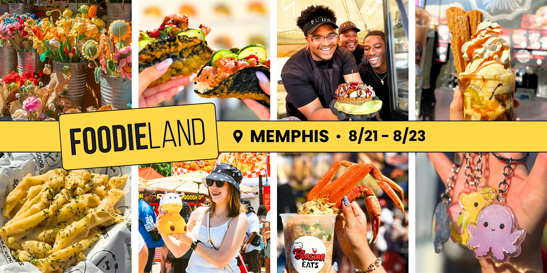 FoodieLand Food Festival – Memphis | August 21-23, 2026 at Simmons Bank Liberty Stadium – Memphis, TN