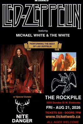 Michael White & the White – Tribute To Led Zeppelin at Rockpile Rock Bar – Toronto, Canada
