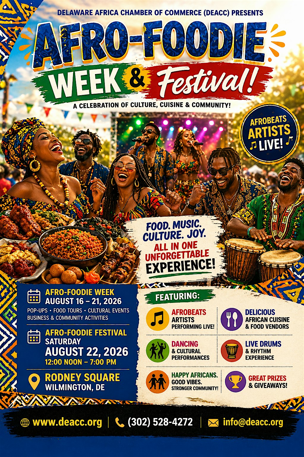 Are You an Afro Foodie? at Rodney Square – Wilmington, DE
