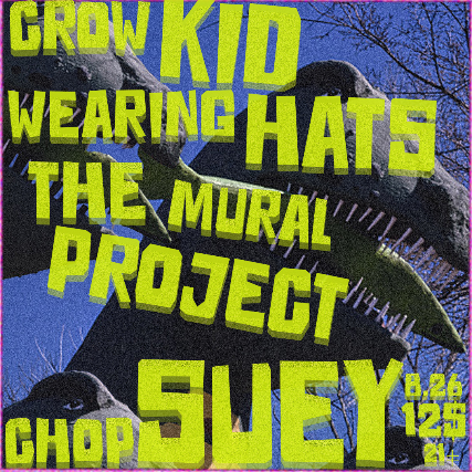 Crow Kid, Wearing Hats, The Mural Project at Chop Suey – Seattle, WA