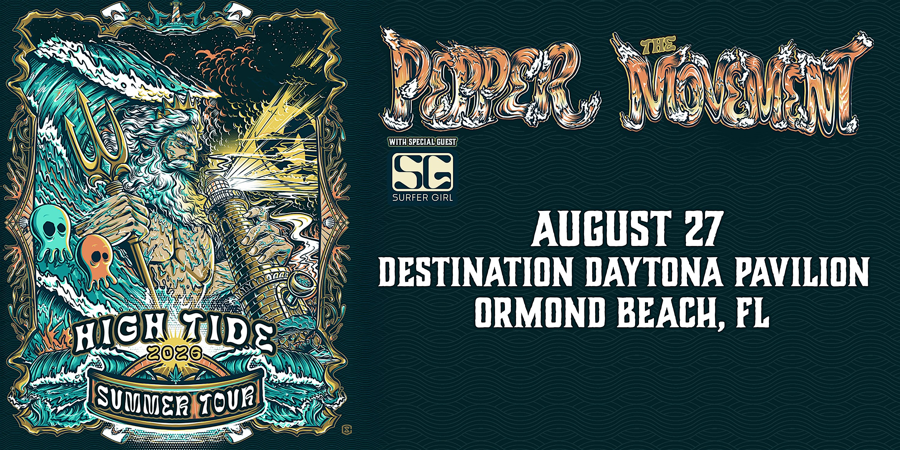 PEPPER & THE MOVEMENT – ORMOND BEACH at Destination Daytona Pavilion – Ormond Beach, FL