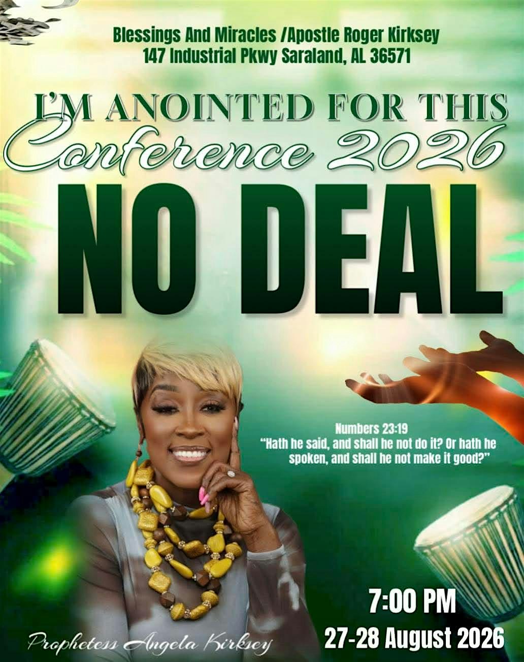 I’M ANOINTED FOR THIS CONFERENCE 2026 at Blessings And Miracles Church – Saraland, AL