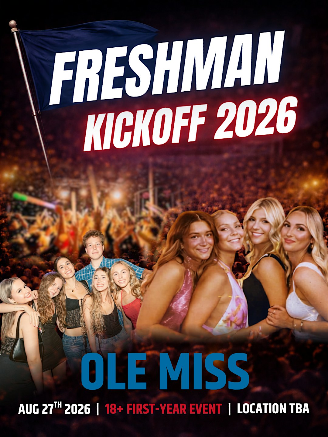 Ole Miss Freshman Kickoff 2026 (17+) at Booth’s Barbeque and Yard – Oxford, MS