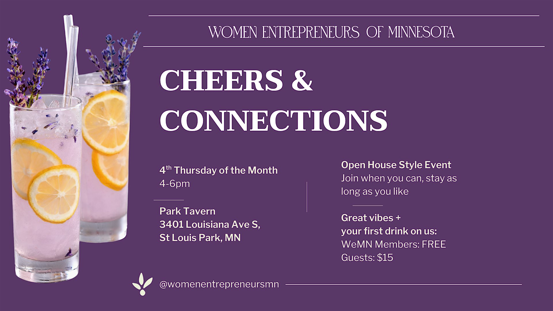 Cheers & Connections at Park Tavern – St. Louis Park, MN