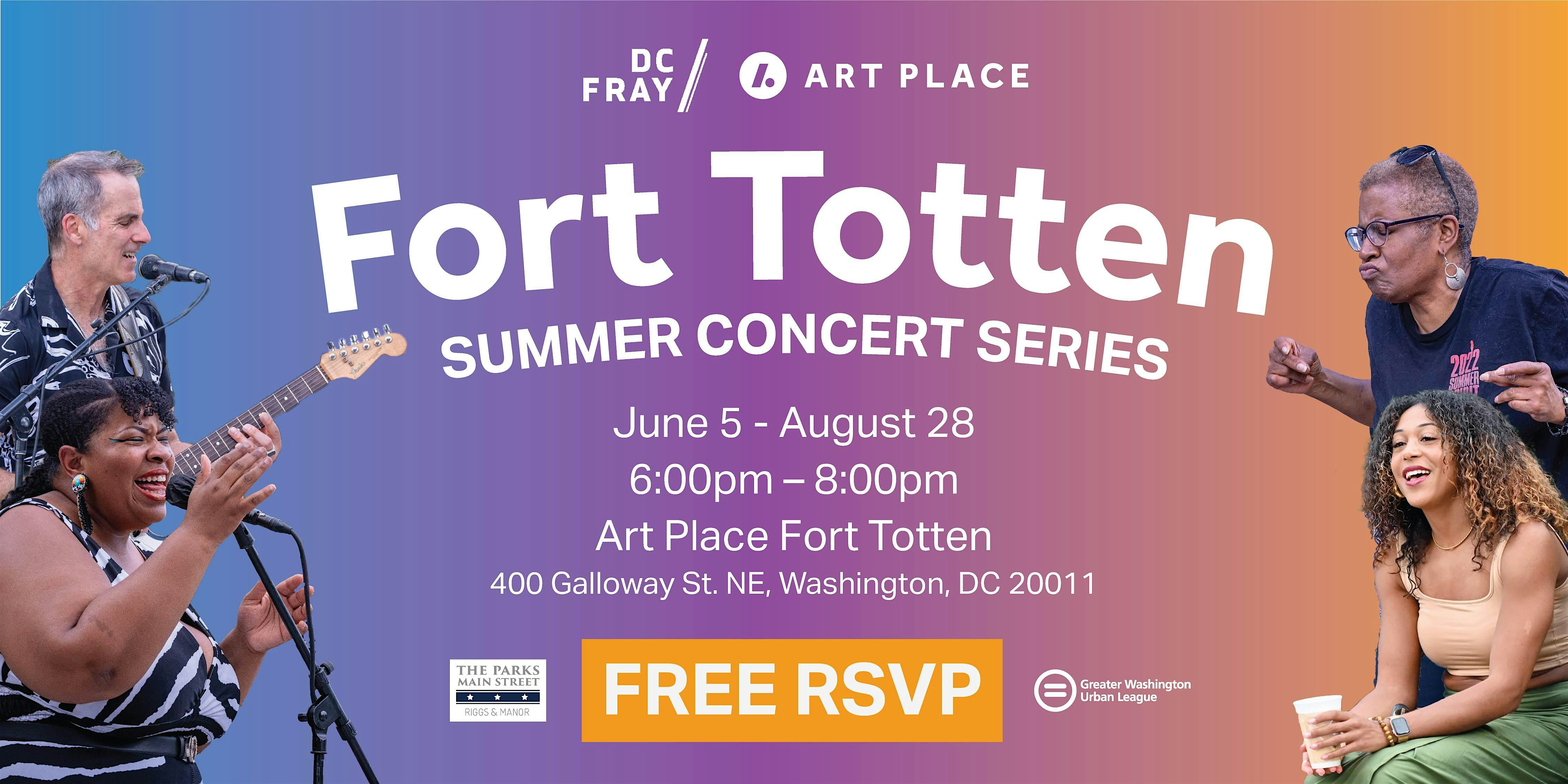 Fridays at Fort Totten FREE Concert Series 2026 at The Modern at Art Place – Washington, DC