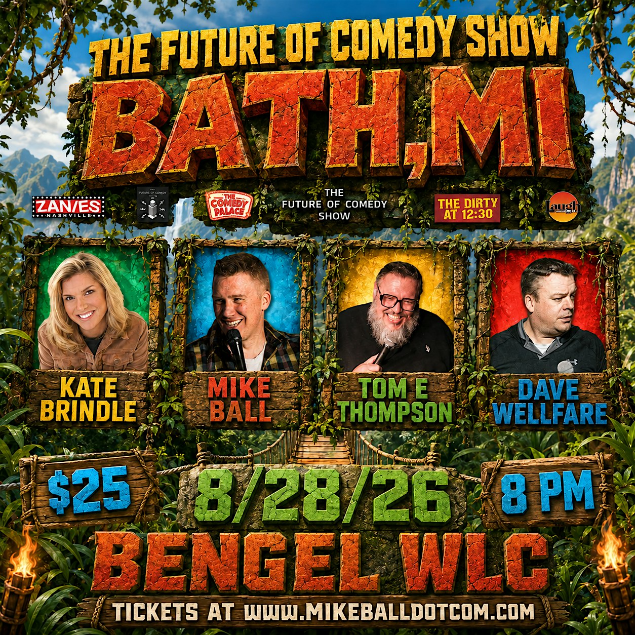 The Future of Comedy Show at The Bengel Wildlife Center (Bath, MI) at Michigan Wildlife Conservancy – Bengel Wildlife – Bath Township, MI