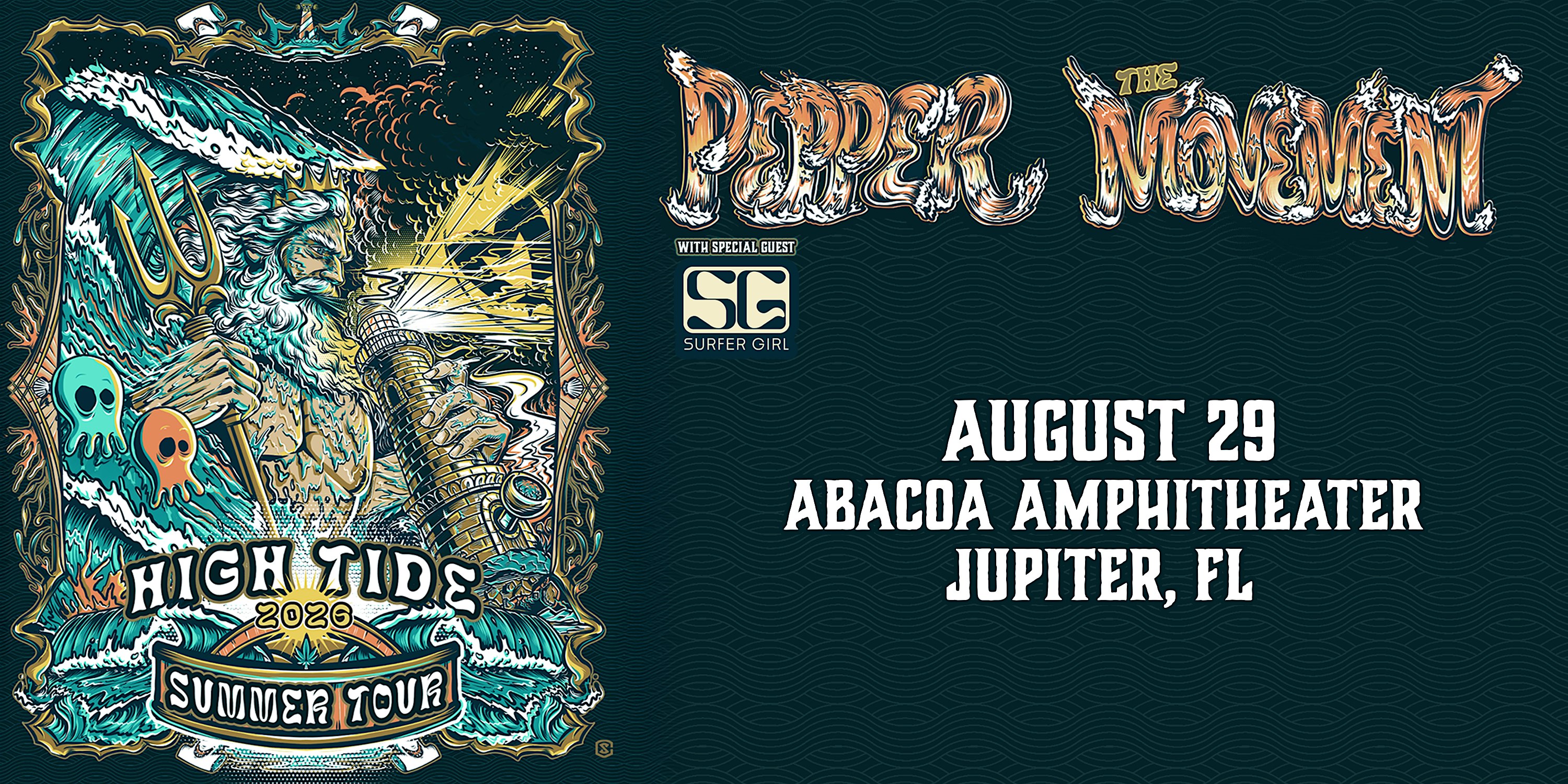 PEPPER & THE MOVEMENT – JUPITER at Abacoa Amphitheater – Jupiter, FL