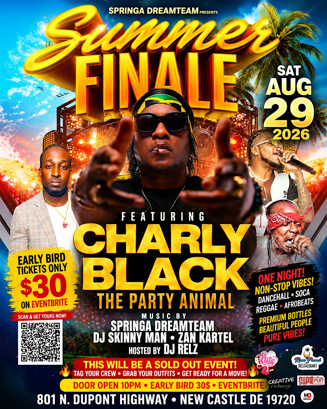 Summer Finale featuring CHARLY BLACK at 801 N Dupont Hwy – New Castle, DE