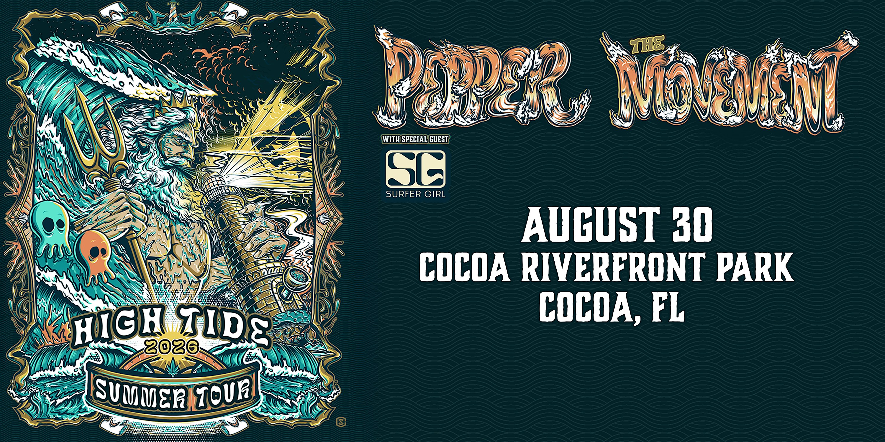 PEPPER & THE MOVEMENT – COCOA at Cocoa Riverfront Park – Cocoa, FL