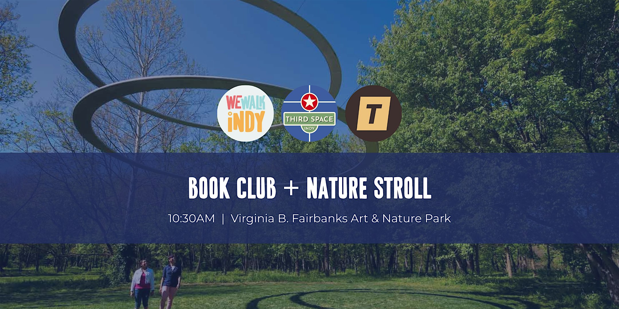 Book Club + Nature Stroll at Virginia B. Fairbanks Art & Nature Park – Indianapolis, IN
