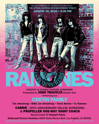 The Official Ramones 50th Anniversary Tribute at Hollywood Forever – Los Angeles, CA
