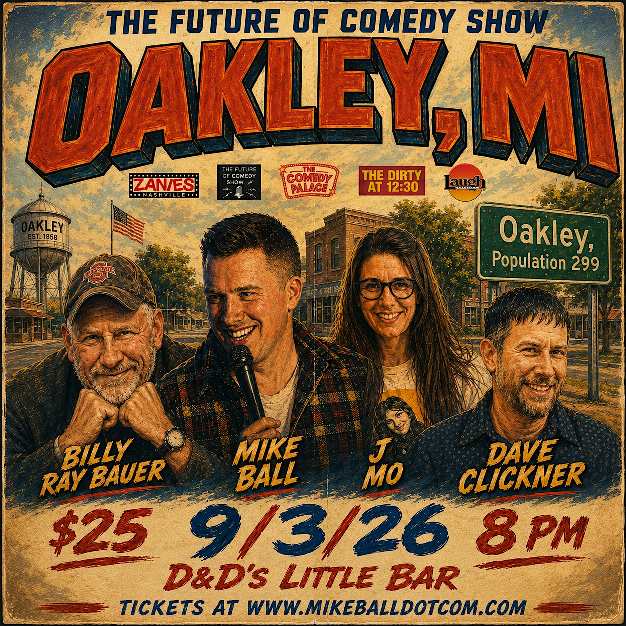 The Future of Comedy Show at D&D’s Little Bar (Oakley, MI) at D&Ds Little Bar – Oakley, MI