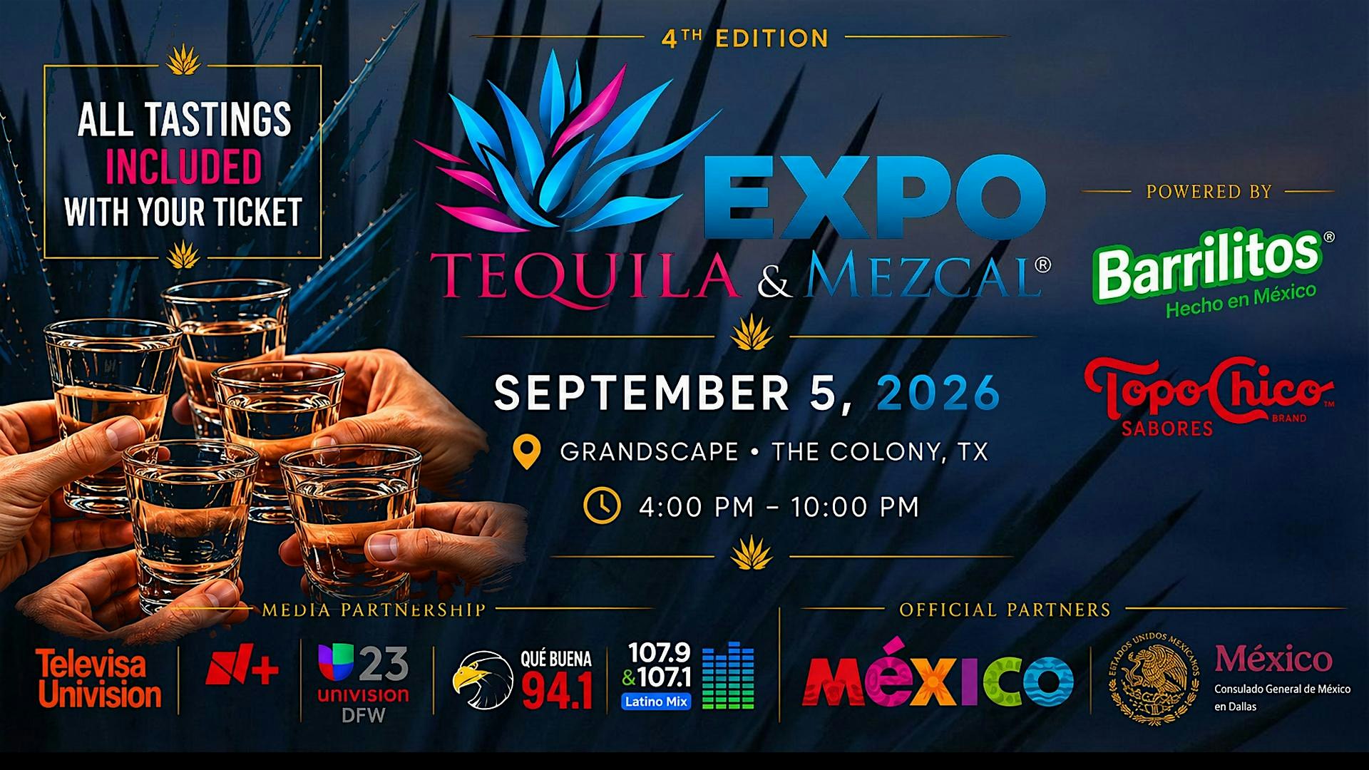 Expo Tequila & Mezcal the amazing tasting experience you will never forget at Grandscape – The Colony, TX
