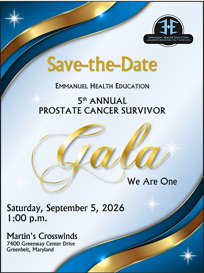 We Are One EHE Prostate Cancer Awareness Gala at Martin’s Crosswinds – Greenbelt, MD