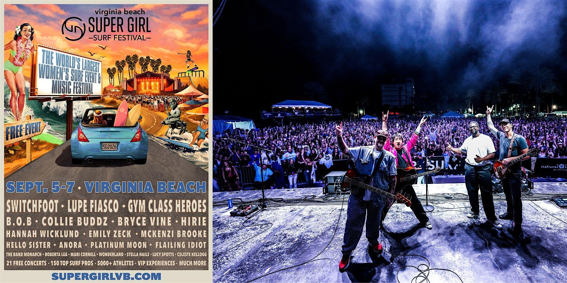 Super Girl Festival & Concert Series- Virginia Beach at Virginia Beach Oceanfront, near 3rd street – Virginia Beach, VA
