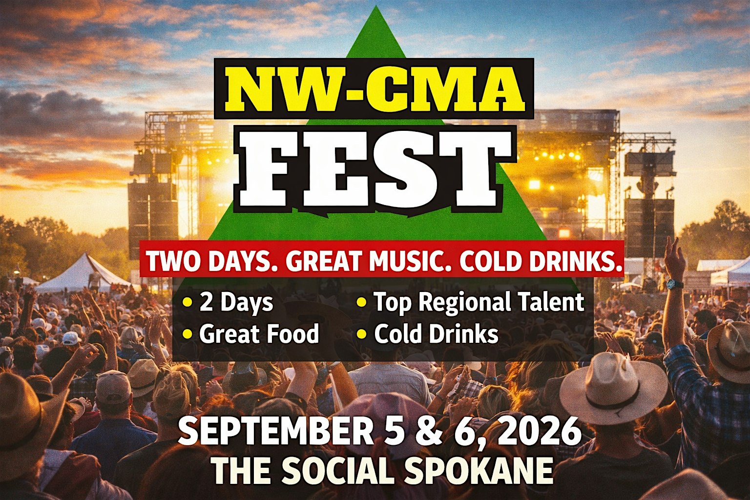 NW-CMA FEST at The Social – Spokane Valley, WA
