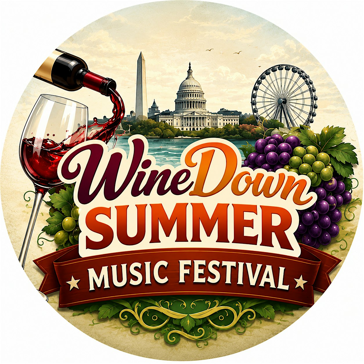 2026 Wine Down Summer Music Festival at Rosecroft Raceway – Fort Washington, MD