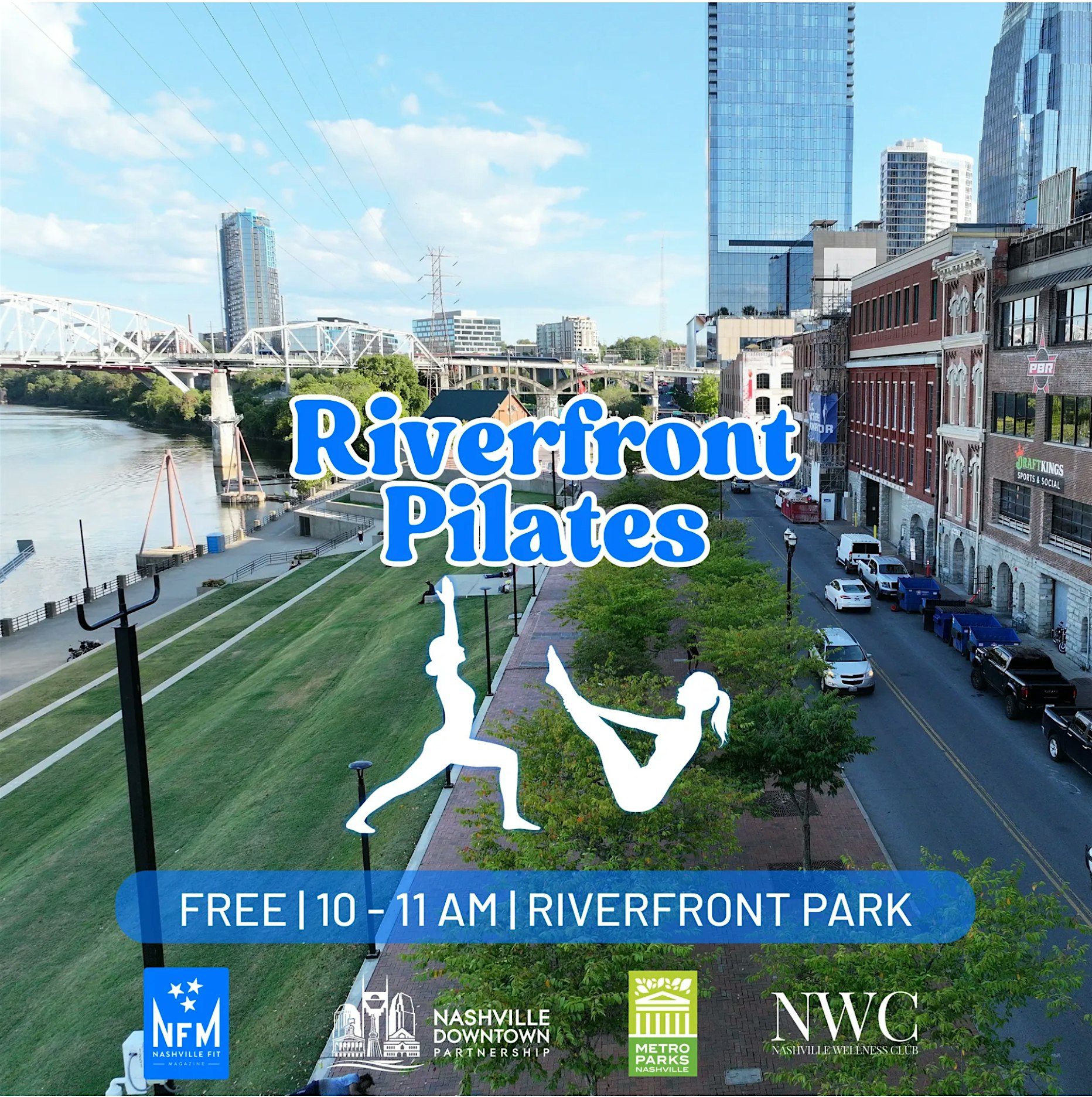 FREE Riverfront Pilates at Riverfront Park – Nashville, TN
