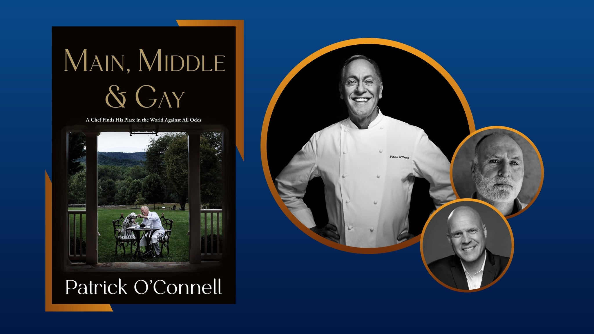 Politics & Prose Presents: Chef Patrick O’Connell | Main, Middle & Gay at Lisner Auditorium – Washington, DC