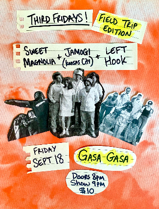 Jamogi & the Jammers, Sweet Magnolia, Left Hook at Gasa Gasa – New Orleans, LA