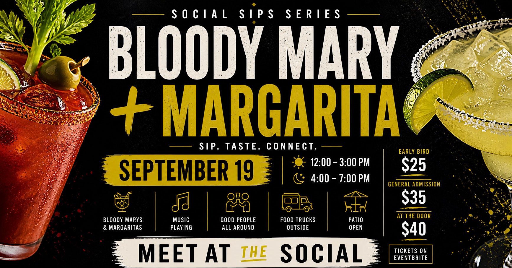 Social Sip Series featuring Bloody Mary/ Margaritas at The Social – Sioux Falls, SD
