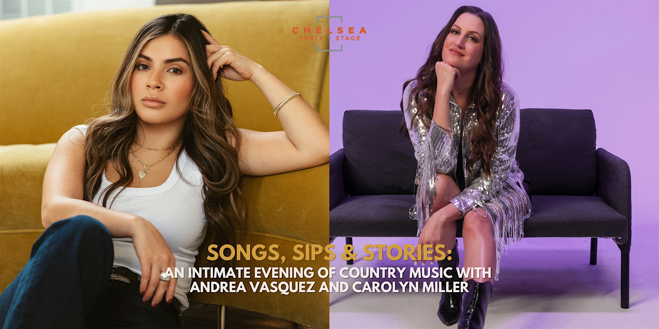 Songs, Sips & Stories at Chelsea Table & Stage – New York, NY