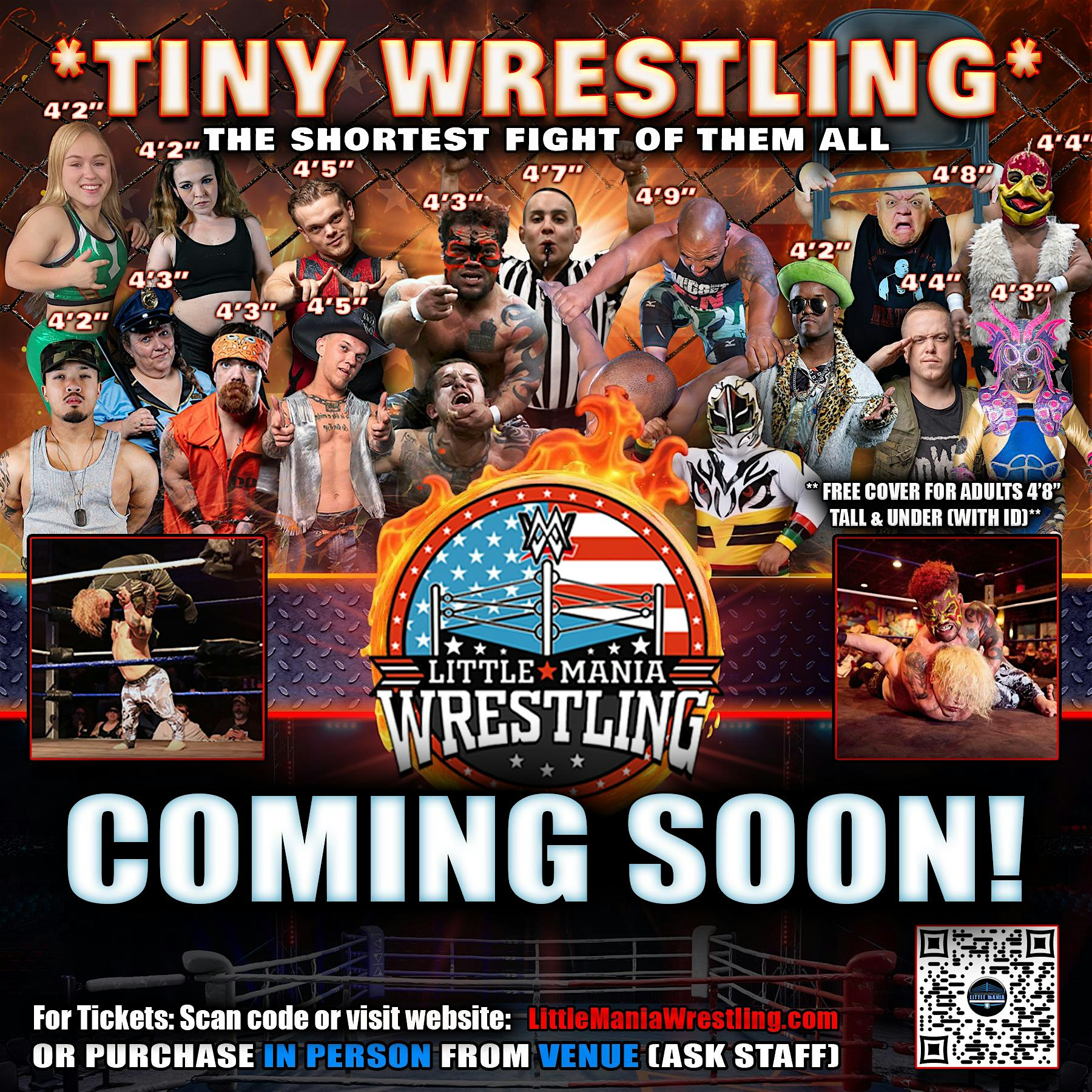 Newport, TN – Little Mania Mini Wrestling @ Newport Speedway at 767 Industrial Rd – Newport, TN